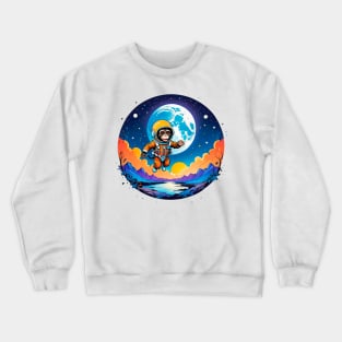 Space Monkey Crewneck Sweatshirt